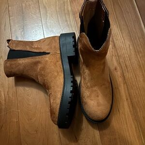 Women’s  Brown Suede Ankle Boots